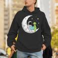 Astronaut And Alien Reading On Moon Space Book Lover Sci Fi Unisex Hoodie Astronaut And Alien Reading On Moon Space Book Lover Sci Fi Unisex Hoodie