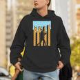 Baseball Drip Dripping Ice Cream Sport Player American Flag Unisex Hoodie
