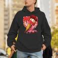Baseball Heart Valentine Baseball Ice Cream Drip Boys Girls Unisex Hoodie