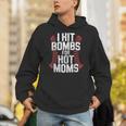 Baseball Joke Tee I Hit Bombs For Hot Moms Player Pitcher Unisex Hoodie Baseball Joke Tee I Hit Bombs For Hot Moms Player Pitcher Unisex Hoodie
