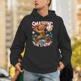 Baseball Player Christmas Gingerbread Smashing Through Snow Unisex Hoodie Baseball Player Christmas Gingerbread Smashing Through Snow Unisex Hoodie