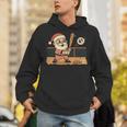 Baseball Santa 67 Christmas Xmas Boys Retro Unisex Hoodie
