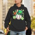 Baseball St Patricks Day Lucky Baseball Player Shamrock Unisex Hoodie Baseball St Patricks Day Lucky Baseball Player Shamrock Unisex Hoodie