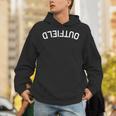 BaseballSoftball Upside Down Outfield Unisex Hoodie