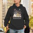 Beautiful Floral Open Book Teacher Men Women Unisex Hoodie