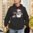 Bite Christmas Vampire Santa Claus Vintage Comic Book Style Unisex Hoodie