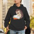 Book Reading Bookworm Forest Animal Wildlife Cute Hedgehog Unisex Hoodie Book Reading Bookworm Forest Animal Wildlife Cute Hedgehog Unisex Hoodie