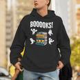Booooks Ghost Reading Books Halloween Librarian Teacher Unisex Hoodie
