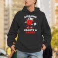 Boys Valentines Baseball Drip Icecream Stealing Hearts Kids Unisex Hoodie Boys Valentines Baseball Drip Icecream Stealing Hearts Kids Unisex Hoodie