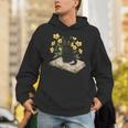 Cat On Book Flowers Cute Kitten Kitty Women Girls Kids Unisex Hoodie Cat On Book Flowers Cute Kitten Kitty Women Girls Kids Unisex Hoodie