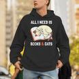 Cat Lovers All I Need Is Books & Cats Book Men Women Kids Unisex Hoodie Cat Lovers All I Need Is Books & Cats Book Men Women Kids Unisex Hoodie
