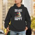 Only Cats And Books Can Make Me Happy Cat Lover Men Women Kids Unisex Hoodie Only Cats And Books Can Make Me Happy Cat Lover Men Women Kids Unisex Hoodie