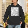 Coloring Book Hamlet Ghost Yorick Castle Shakespeare Play Unisex Hoodie