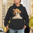 Cute Beagle Puppy Reading Book Lover Dog Animal Graphic Unisex Hoodie