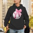 Cute Coquette Baseball Pink Bow Player & Fan Girls Unisex Hoodie Cute Coquette Baseball Pink Bow Player & Fan Girls Unisex Hoodie