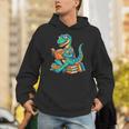 Cute Dinosaur TalesRex Reading Books Lover Unisex Hoodie