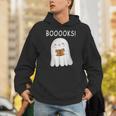 Cute Ghost Book Reading Halloween Teacher Booooks For Men Women Kids Unisex Hoodie