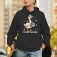 Cute Goose I Love Future Teacher Reading Books Unisex Hoodie