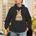 Cute Rabbit Bunny Reading Book Easter Day Teacher Librarian Unisex Hoodie