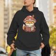 Cute Shiba Inu Mushroom Hat Reading Book Art Unisex Hoodie Cute Shiba Inu Mushroom Hat Reading Book Art Unisex Hoodie