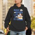 Dog Books Life Is Great Unisex Hoodie