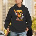 Drippy Pizza Baseball Slice Cartoon Sports Food Unisex Hoodie Drippy Pizza Baseball Slice Cartoon Sports Food Unisex Hoodie