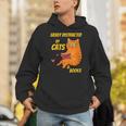 Easily Distracted By Cats And Books For Cat And Book Lover Unisex Hoodie Easily Distracted By Cats And Books For Cat And Book Lover Unisex Hoodie