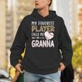 My Favorite Player Calls Me Granna Baseball Leopard Unisex Hoodie My Favorite Player Calls Me Granna Baseball Leopard Unisex Hoodie