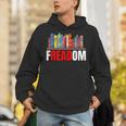Frea-Dom Anti Ban Books I Read Banned Books Freedom Book Unisex Hoodie