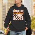 A Good Life Is A Collection Of Comic Books Graphic Vintage Unisex Hoodie A Good Life Is A Collection Of Comic Books Graphic Vintage Unisex Hoodie