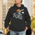 Halloween Boys Batting Skeleton Baseball Unisex Hoodie Halloween Boys Batting Skeleton Baseball Unisex Hoodie