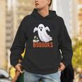 Halloween Teacher Librarian Books Reading Ghost Pun BOOOOKS Men Women Kids Unisex Hoodie