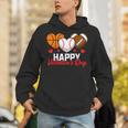 Happy Valentine’s Day Basketball Football Baseball Hearts Unisex Hoodie