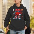 Heart Love Baseball Valentine Outfit Men Boy Unisex Hoodie Heart Love Baseball Valentine Outfit Men Boy Unisex Hoodie