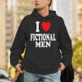 I Heart Love Fictional Men Book Movies Literature Reading Unisex Hoodie