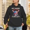 Hit Hard Run Fast Turn Left Baseball Cream Drip Crossed Bats Unisex Hoodie Hit Hard Run Fast Turn Left Baseball Cream Drip Crossed Bats Unisex Hoodie