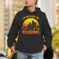 I'd Rather Be Reading Retro Book Lover Bookworm Unisex Hoodie I'd Rather Be Reading Retro Book Lover Bookworm Unisex Hoodie