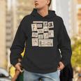 Jane Austen Book Classic Literature Stamp Collage Unisex Hoodie