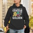 I Just Want To Read Books Golden Retriever Dog Men Women Kids Unisex Hoodie