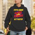 Kids Fifth Grade Superpower Superhero Comic Book First Day School Unisex Hoodie