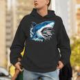 Kids Shark With School Books Back To School Shark Lovers Unisex Hoodie