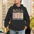 Labor And Delivery Nurse Book Wildflower Mother Baby Nursing Unisex Hoodie