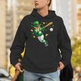 Leprechaun Play Baseball St Patrick's Day Men Kid Boys Unisex Hoodie Leprechaun Play Baseball St Patrick's Day Men Kid Boys Unisex Hoodie