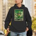 Leprechaun Playing Baseball Japanese Art St Patricks Day Unisex Hoodie Leprechaun Playing Baseball Japanese Art St Patricks Day Unisex Hoodie