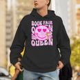 Library Book Fair Queen Vibe Groovy Tie Dye School Reading Unisex Hoodie Library Book Fair Queen Vibe Groovy Tie Dye School Reading Unisex Hoodie