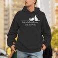 Life Is Better With Books Cats And Wine- Shirt And Outfits Unisex Hoodie