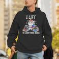 Lifting To Hold More Books Deadlift Unicorn Reader Workout Unisex Hoodie Lifting To Hold More Books Deadlift Unicorn Reader Workout Unisex Hoodie