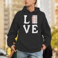 Love Books Stack Literature Reading Themed Pictograph Unisex Hoodie Love Books Stack Literature Reading Themed Pictograph Unisex Hoodie