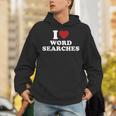 I Love Word Searches Puzzle Book Lover Unisex Hoodie