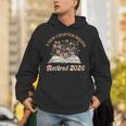 A New Chapter Begins Retirement Floral Book Retired 2026 Unisex Hoodie